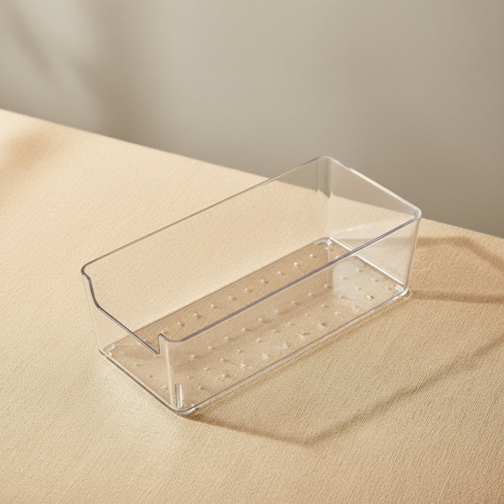 Boîte de rangement transparente style japonais