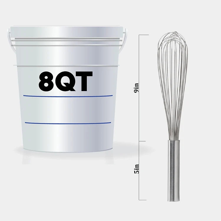 Dole Soft Serve | Slush Mixing Bucket, Lid and Whip - Mixing Bundle